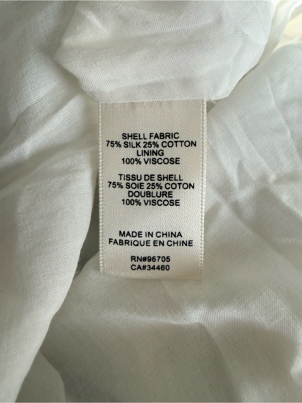 Rebecca Taylor White and Blue Floral Tie-Shoulder V-Neck Midi Silk Dress - Picture 5 of 6
